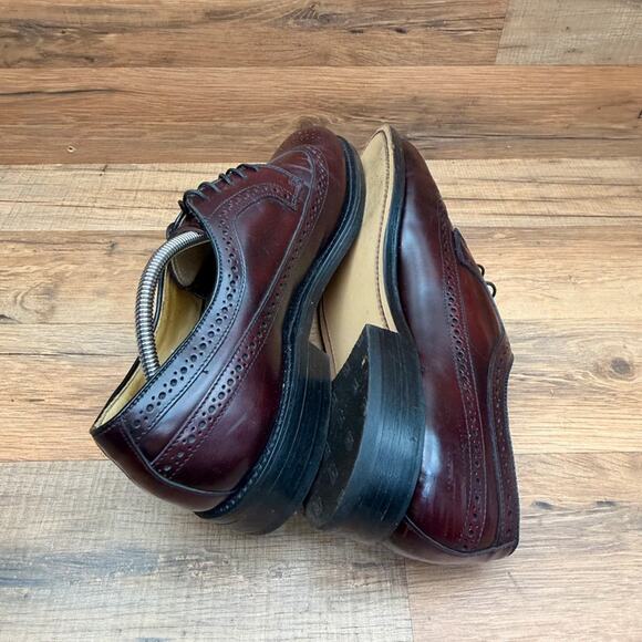 Bostonian Impression Men\'s size 8 Brown Leather Wingtip Brogue Formal Business main image 6